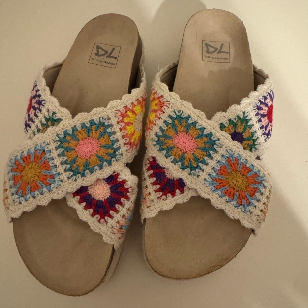 Crochet Multicolor Sandals